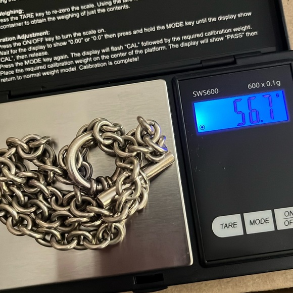 Slane Sterling Silver Toggle Necklace - Picture 3 of 3